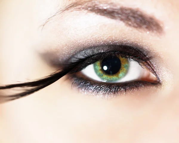 Moda makijaż oczu — Zdjęcie stockowe