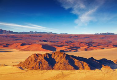 Namib Desert, aerial view clipart