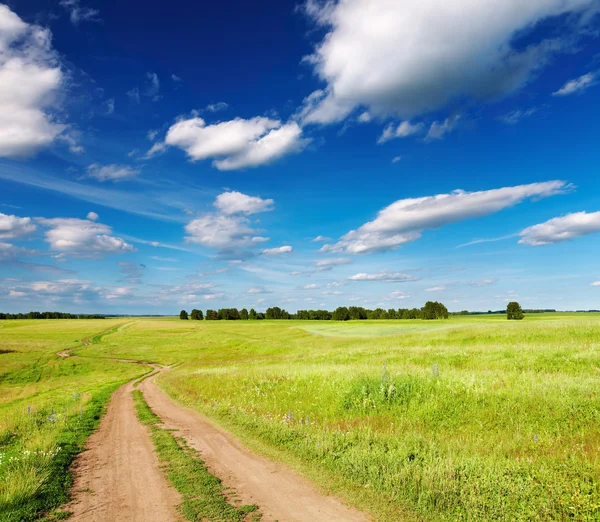 Landscape with country road — Stock Photo, Image