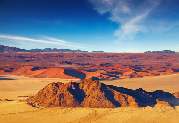 Namib Deserto, vista aerea — Foto Stock
