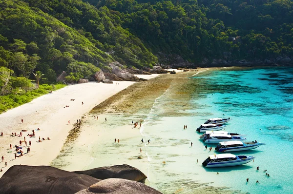 Τροπική Παραλία Νησιά Similan Στη Θάλασσα Ανταμάν Ταϊλάνδη — Φωτογραφία Αρχείου