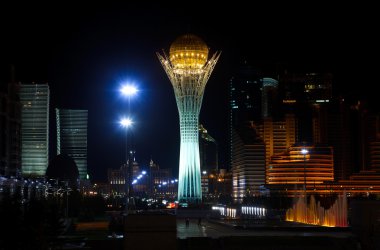 Night Astana. clipart