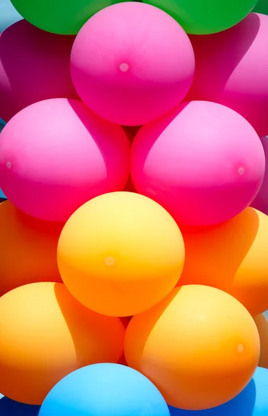 stock image Colourful air balloons. 117-th Birthday City, Novosibirsk, June 2010