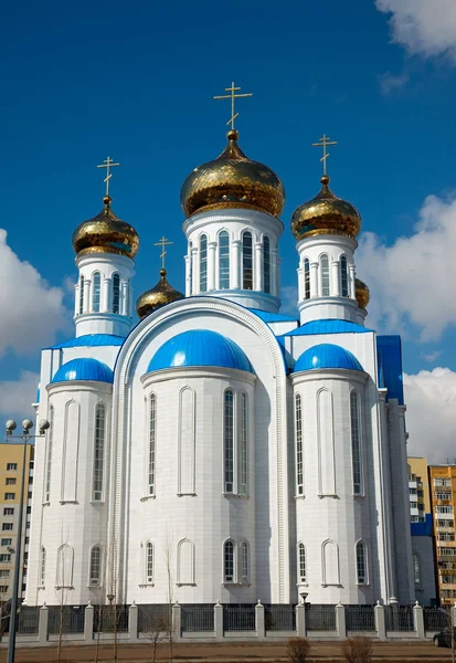 Nova Catedral Ortodoxa Astana Cazaquistão — Fotografia de Stock