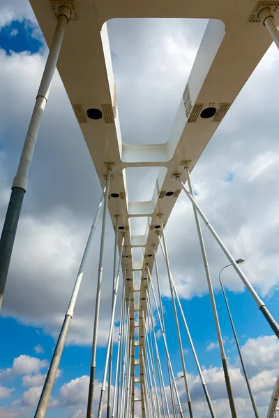 stock image Modern cable-stayed bridge, Astana, Kazakhstan.