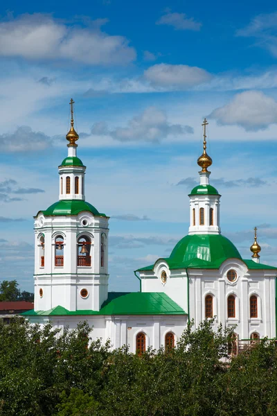 Antigua Iglesia Ortodoxa Tiumén Rusia — Foto de Stock