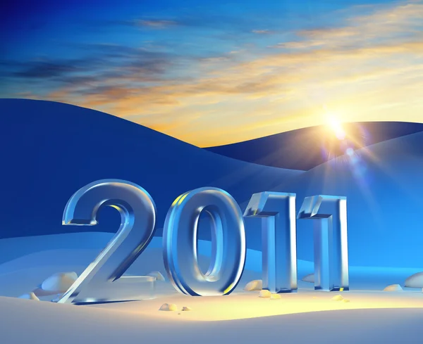 Anno nuovo 2011 — Foto Stock