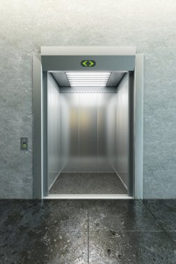 Modern elevator clipart