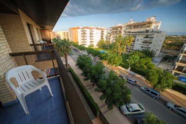 City view from above, Cambrils, Spain clipart