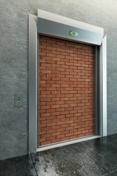 デッドロックと近代的なエレベーター — ストック写真