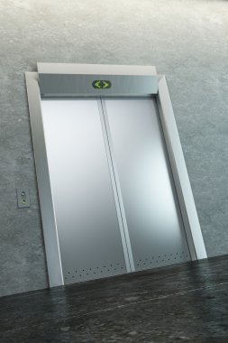 Modern elevator clipart