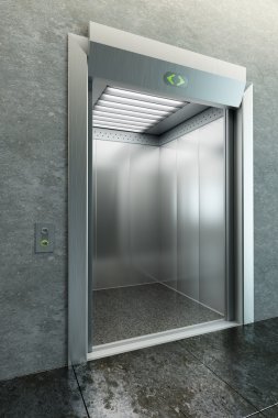 Modern elevator clipart