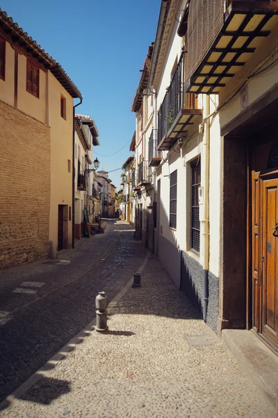 Calle Tradicional Española Antigua —  Fotos de Stock