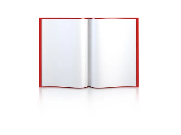 stock image Open book with blank pages