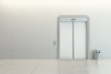 Modern elevator clipart