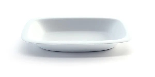 빈 도자기 접시 — 스톡 사진