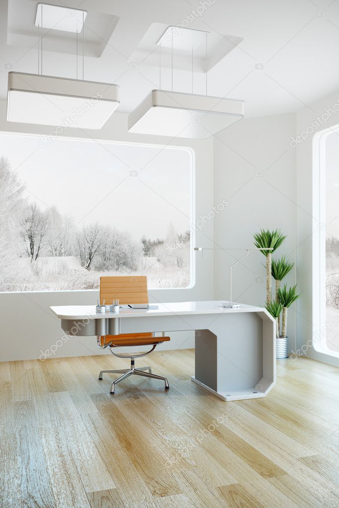 Interior design of modern office