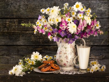 Bouquet of bluebells clipart