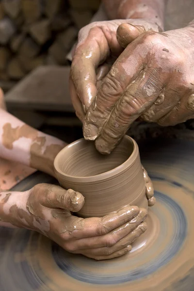 stock image Manufacture of ceramic