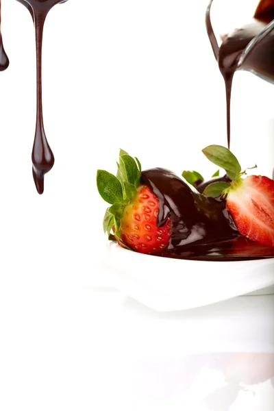 Fresa Chocolate —  Fotos de Stock