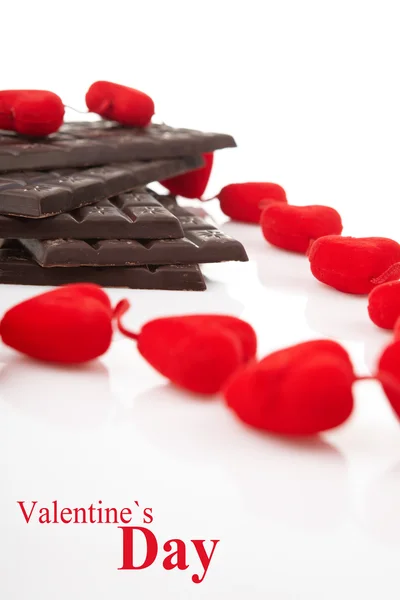 Harten Chocolade — Stockfoto