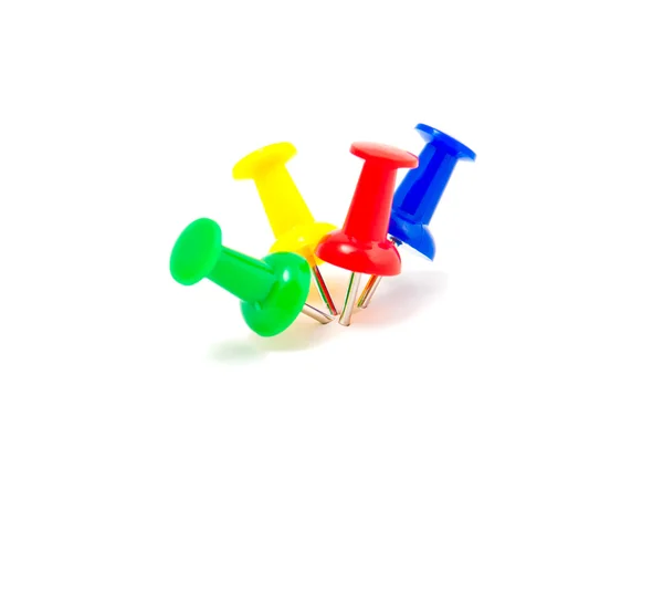 Colorful push pins — Stock Photo, Image