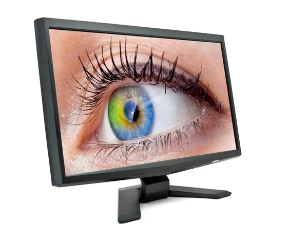 Eye monitor — Stock Photo, Image