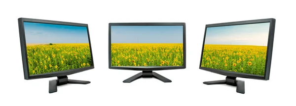 Tres monitores —  Fotos de Stock