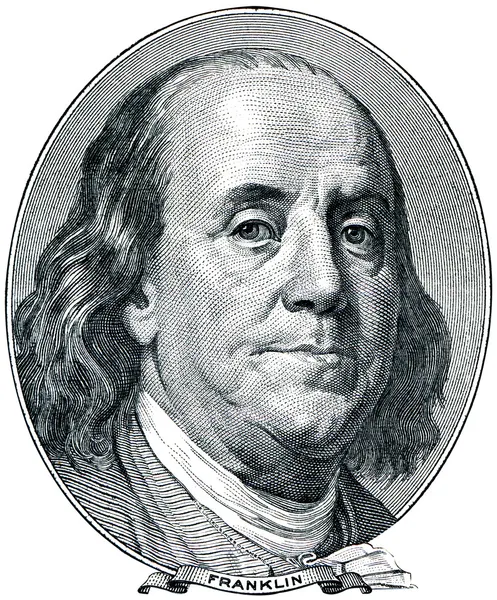 Benjamin Franklin — Stok Foto