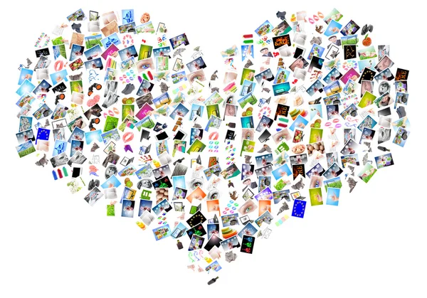 Heart Symbol White Background — Stock Photo, Image
