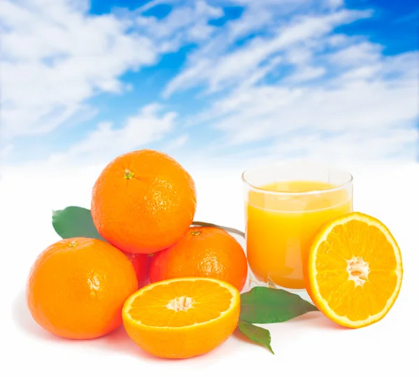 Pomerančový džus. — Stock fotografie