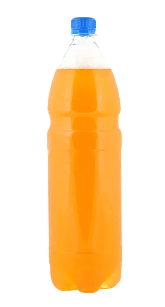 Plastic Beer Bottle Isolated White Background — Stock Photo, Image