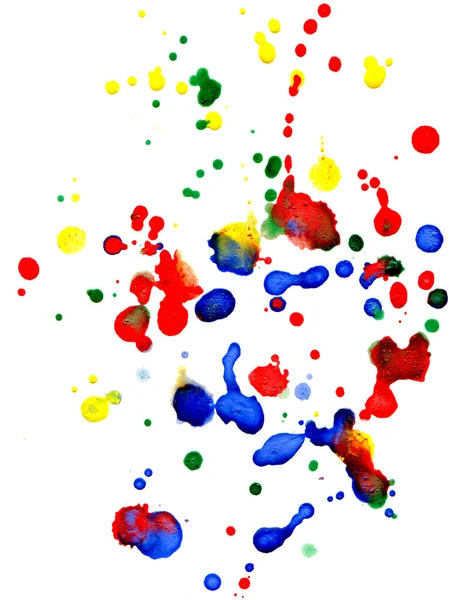 Astratto gocce colorate — Foto Stock