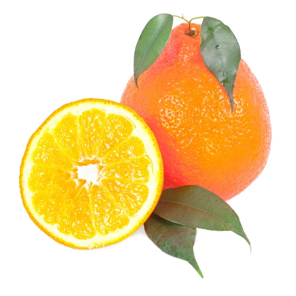 Orange Vit Bakgrund — Stockfoto