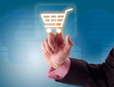 Shopping cart icon clipart