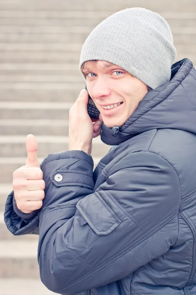 Man talking on the phone. — Stock Photo, Image