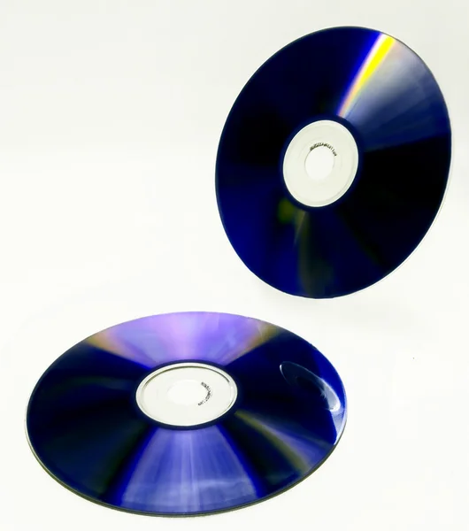 CD na bílém pozadí — Stock fotografie