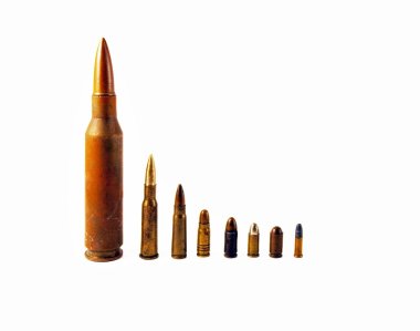 Close up on bullets clipart