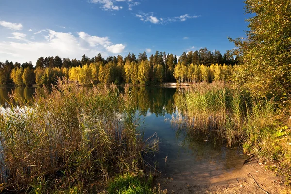Herbstlicher See — Stockfoto
