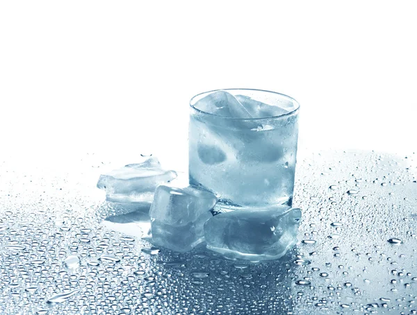 Woda i lód — Zdjęcie stockowe