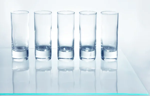 Glazen voor wodka — Stockfoto