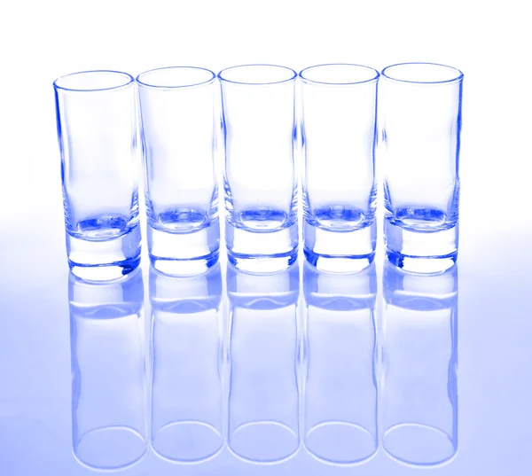 Occhiali per vodka — Foto Stock