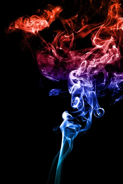Färgglada rök — Stockfoto