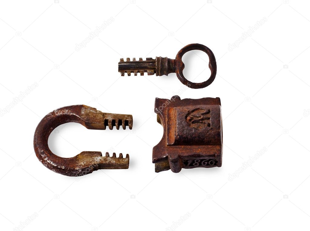 Antic lock and key