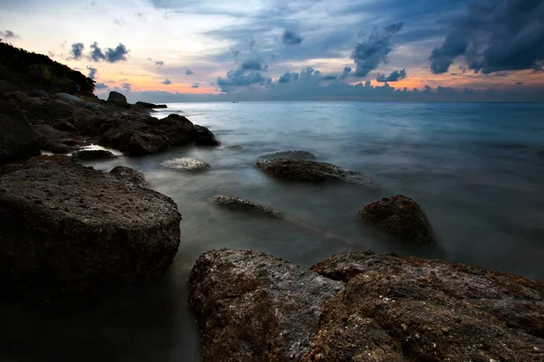 Beautiful Tropical Sea Sunset Thailand — Stock Photo, Image