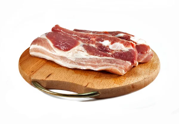 Červené syrové maso — Stock fotografie