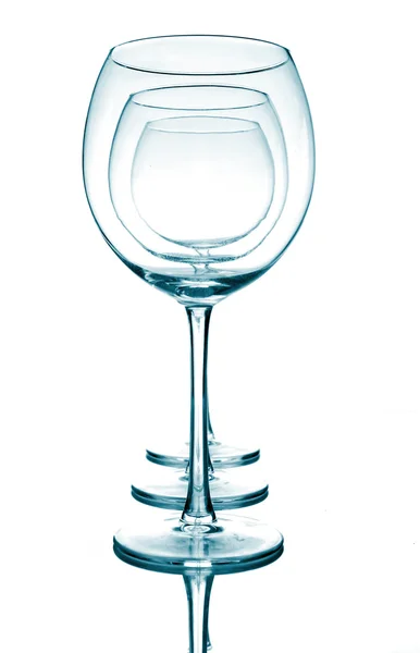 Şarap için gözlük — Stok fotoğraf