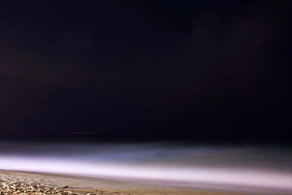 열 대 해변의 밤 — 스톡 사진