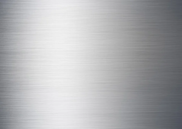 Szczotkowane srebro metaliczne tło — Zdjęcie stockowe
