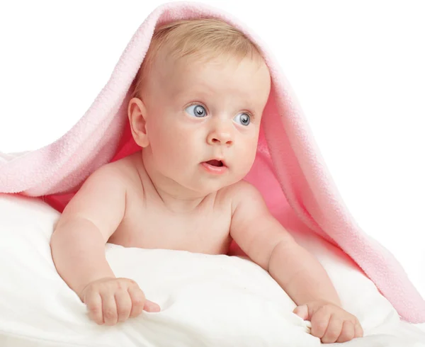 赤ちゃんの毛布の下 — ストック写真